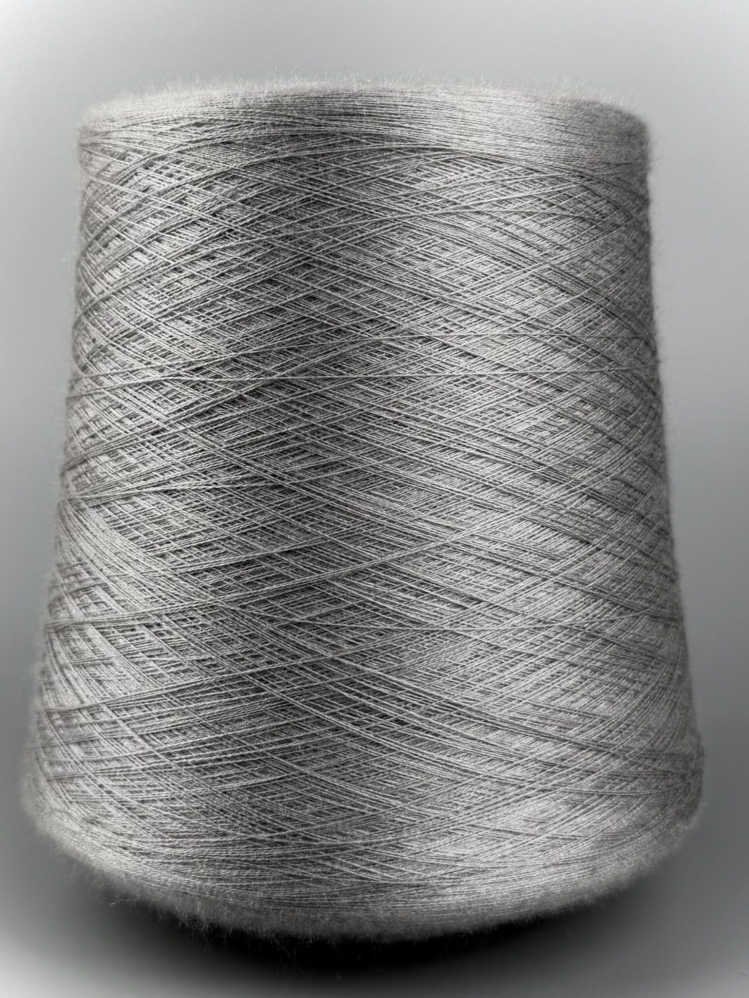 Botto Giuseppe Superzen 2/80 – Fil en mérinos et soie col. Gris photo 2